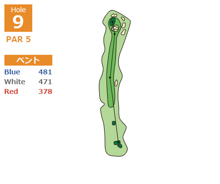 中コースHole9