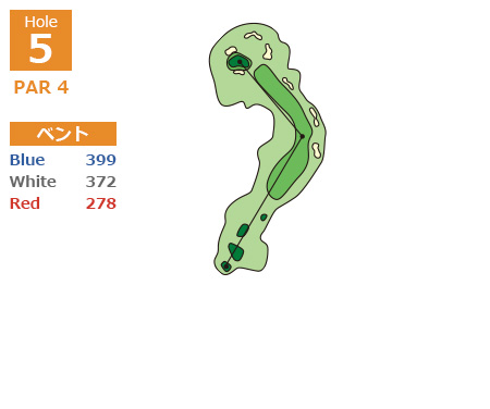 東コースコースHole5