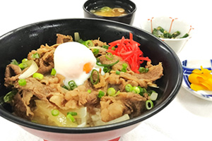 牛丼（小鉢 香物 味噌汁）