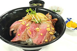 牛ロースステーキ丼