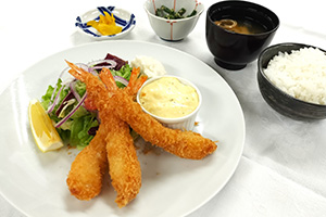 海老フライ定食