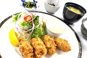 カキフライ定食